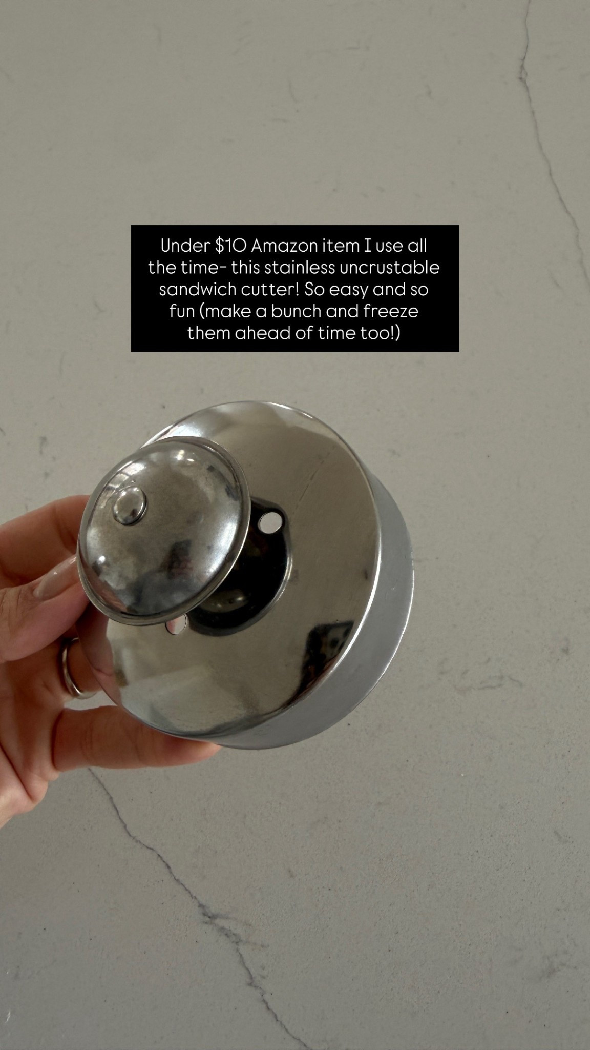 Under $10 uncrustable sandwich cutter! 

#LTKHome #LTKSaleAlert