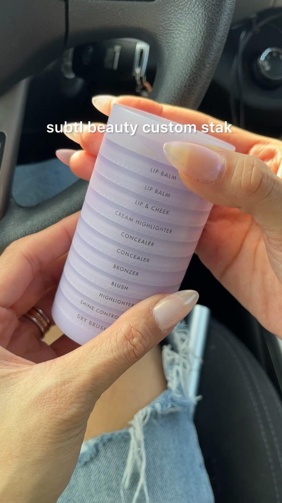 I’ve been seeing everyone from smaller creators to RHONY alum with their makeup staks and I was having some serious FOMO. Today’s car makeup is brought you by me in the school pickup line. It took me 10 minutes (probably would’ve been faster if I wasn’t recording) to do a quick complexion and natural blushed makeup look. 

The Stak can be customized to suit your makeup preferences and everything fits into a compact stak with a mirror and mini brush. I like to use that brush for my highlighter! ✨ The retractable full size blush is what I use mostly for everything else. (TIP: Add a dry brush cleaner to your cart to clean your makeup brush between colors/products.)

#LTKBeauty