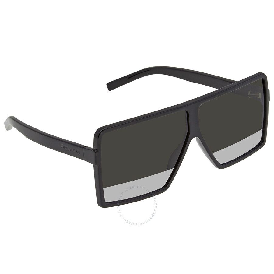 Saint Laurent Silver Rectangular Unisex Sunglasses SL183BETYS-30002628002 | Jomashop.com & JomaDeals.com