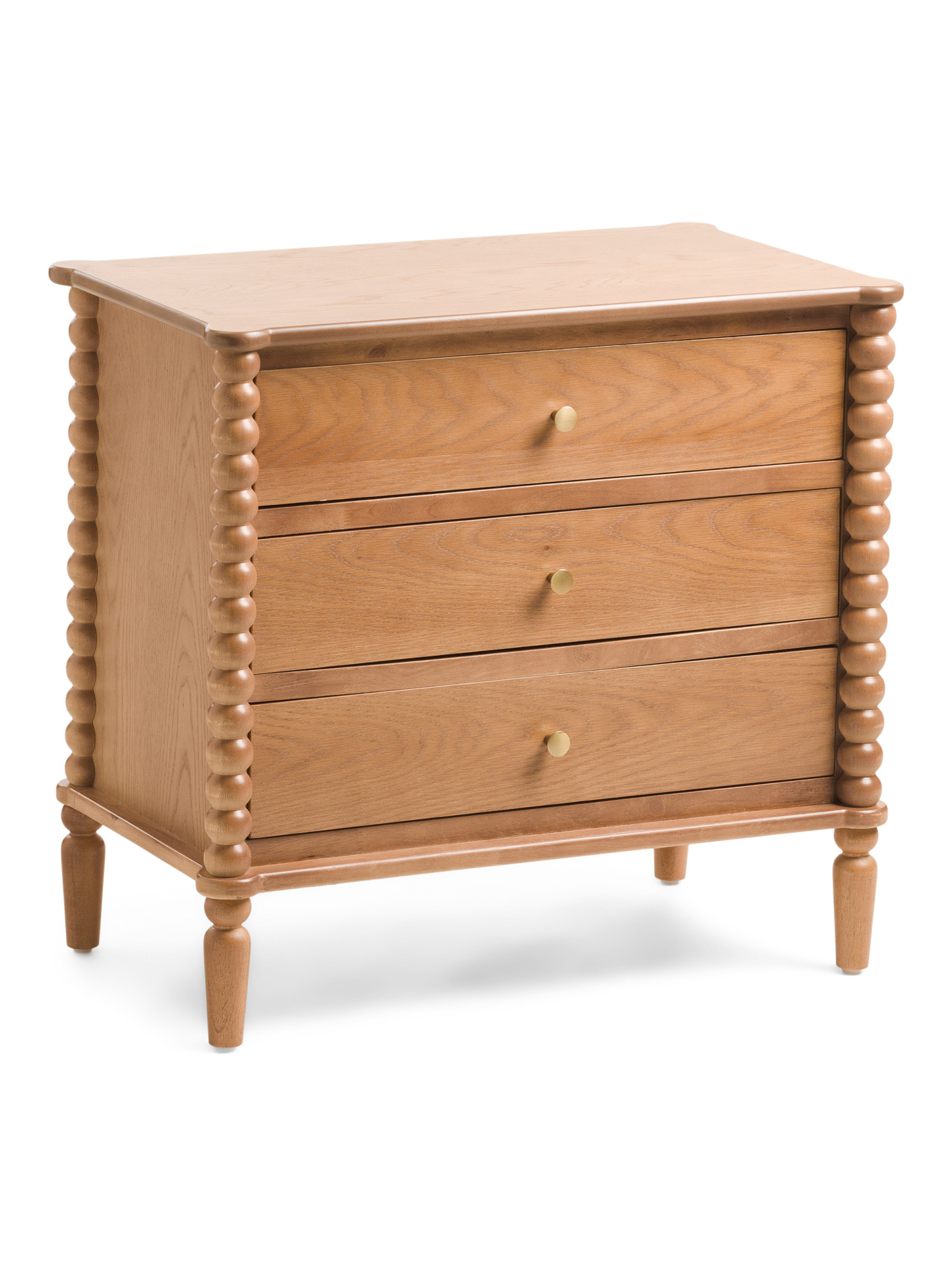 28in 3 Drawer Spindle Leg Dresser | Marshalls