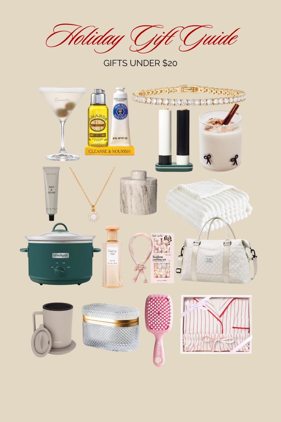 Gifts under $20!

#LTKSeasonal #LTKGiftGuide #LTKHoliday