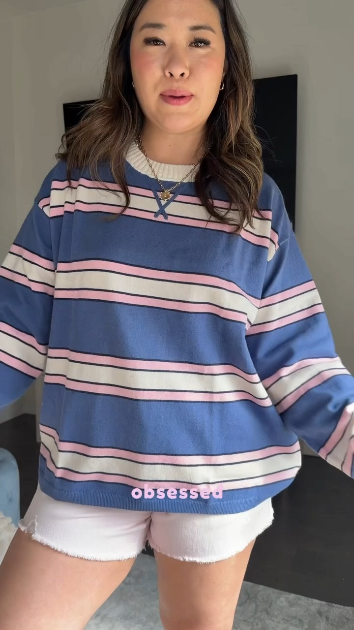 Striped Crew Sweater: Small Pink Denim Short: Medium

Denim shorts, striped tee, long sleeve shirt, casual outfit, outfit inspo, styling top, mom style, easy ootd, spring fashion, spring style 

#LTKSeasonal #LTKmomlife #LTKootd