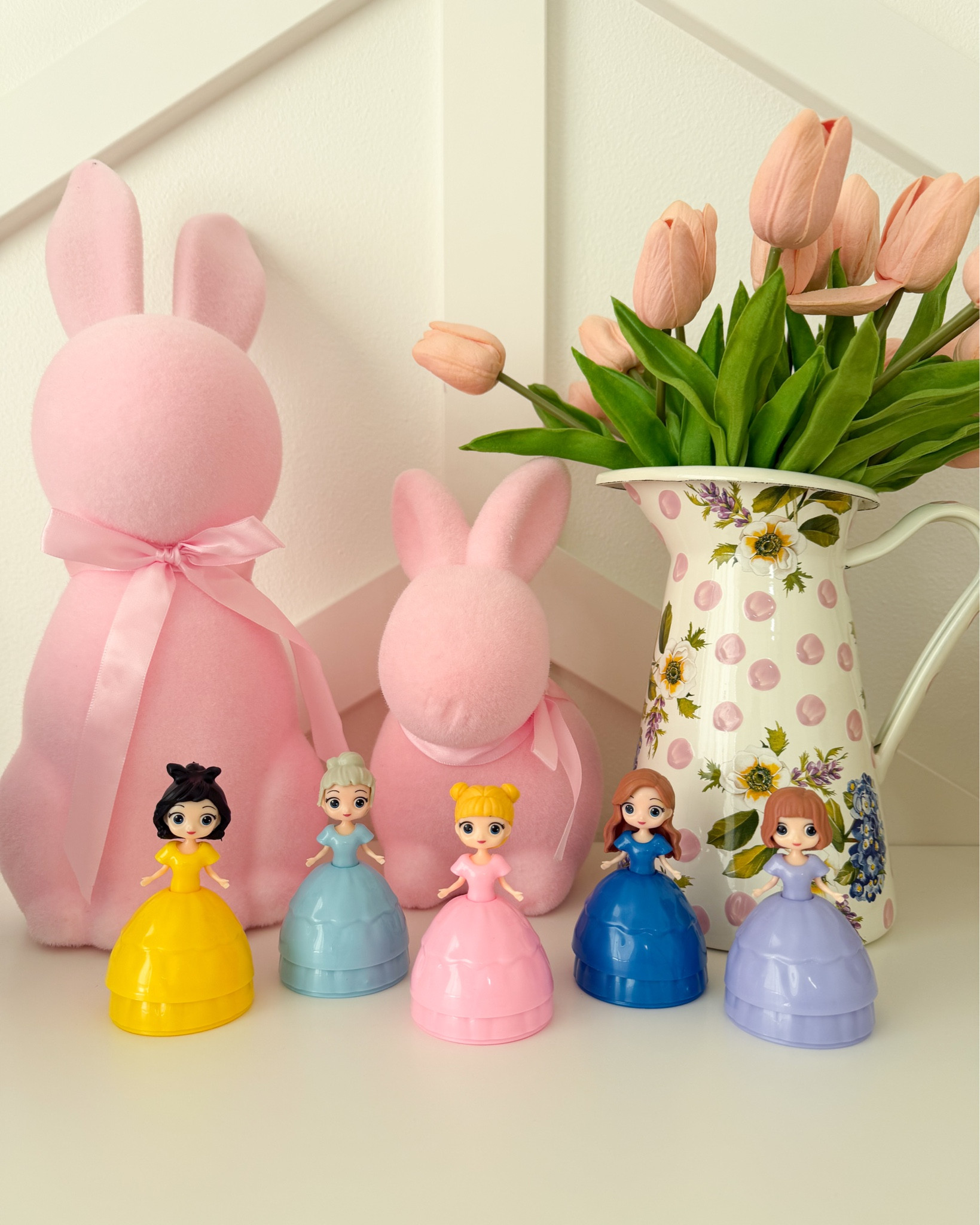 EASTER CANDY FREE PRINCESS PRE-FILLED EGGS! 

Tulips, Mackenzie childs pitcher 

#LTKHome #LTKKids #LTKSeasonal