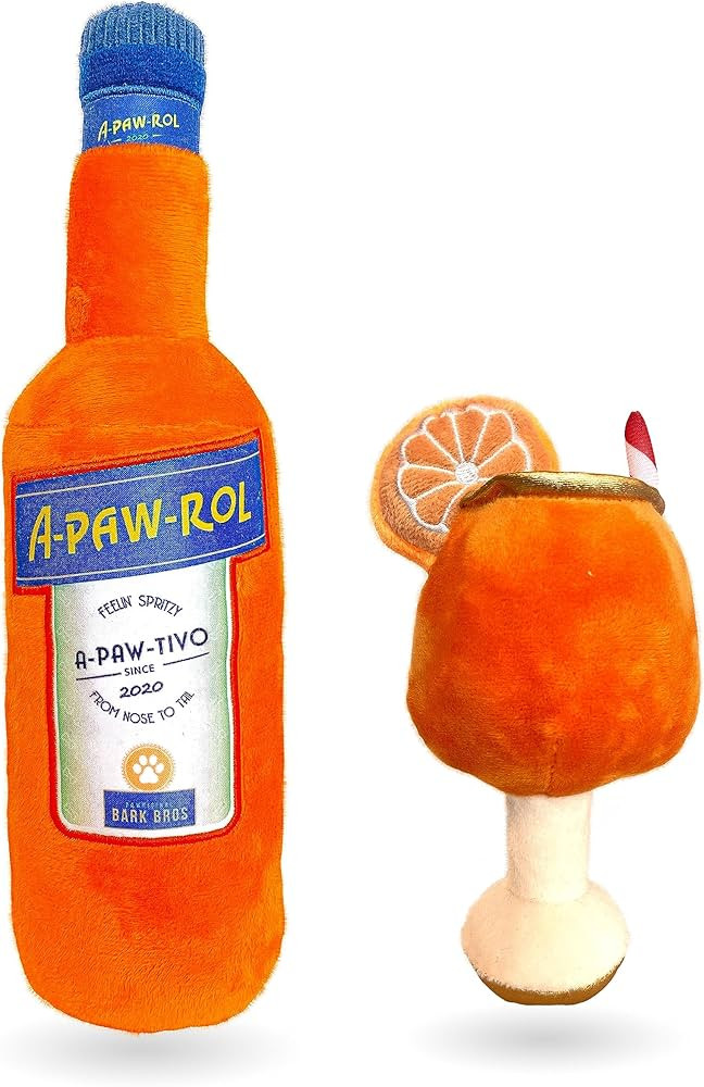 Bark Bros - Liquor Bottle Dog Toy - Plush Squeaky Dog Toys Funny Drink Parody - Alcohol Dog Toy -... | Amazon (US)