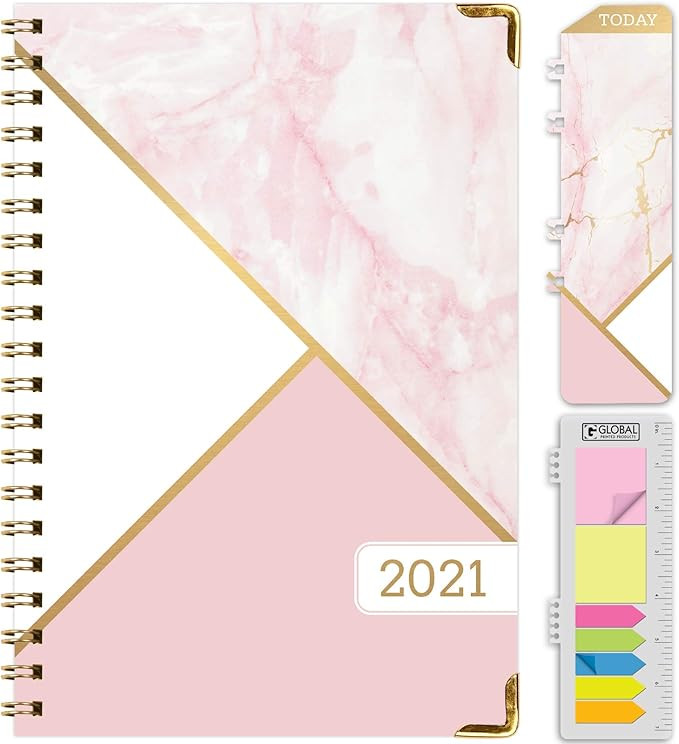HARDCOVER 2021 Planner: (November 2020 Through December 2021) 5.5x8 Daily Weekly Monthly Planner ... | Amazon (US)