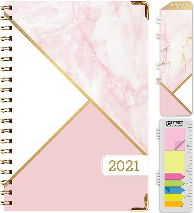 HARDCOVER 2021 Planner: (November 2020 Through December 2021) 5.5x8 Daily Weekly Monthly Planner ... | Amazon (US)