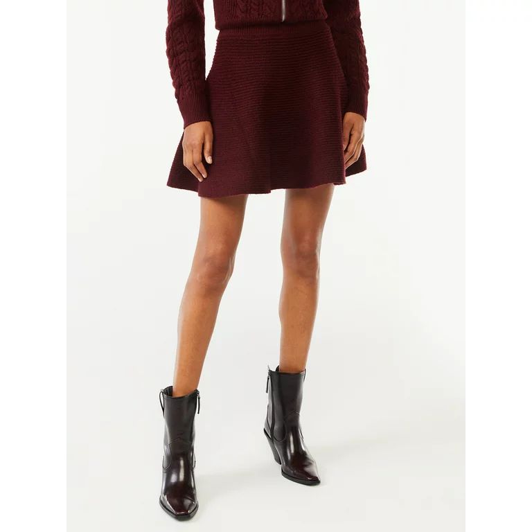 Scoop Women's Sweater Mini Skirt - Walmart.com | Walmart (US)