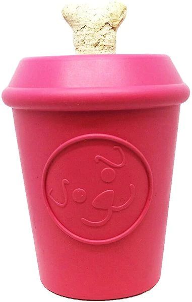 MuttsKickButt Coffee Cup Treat Dispensing Tough Dog Chew Toy | Chewy.com