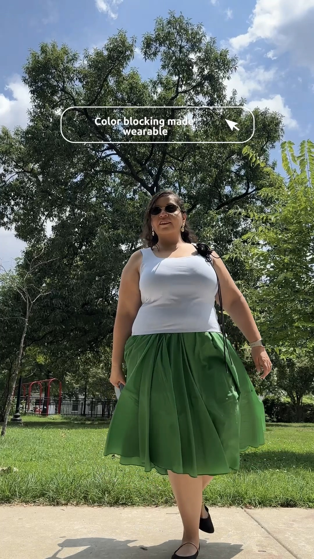 Everyday outfit formula, a bold skirt, a fitted top, and fun accessories to balance it out. I love how the twisted Tabby picks up the blue from the top. Wearing a size 10 in the skirt. Both bags I considered are linked.

#LTKSeasonal #LTKItBag
