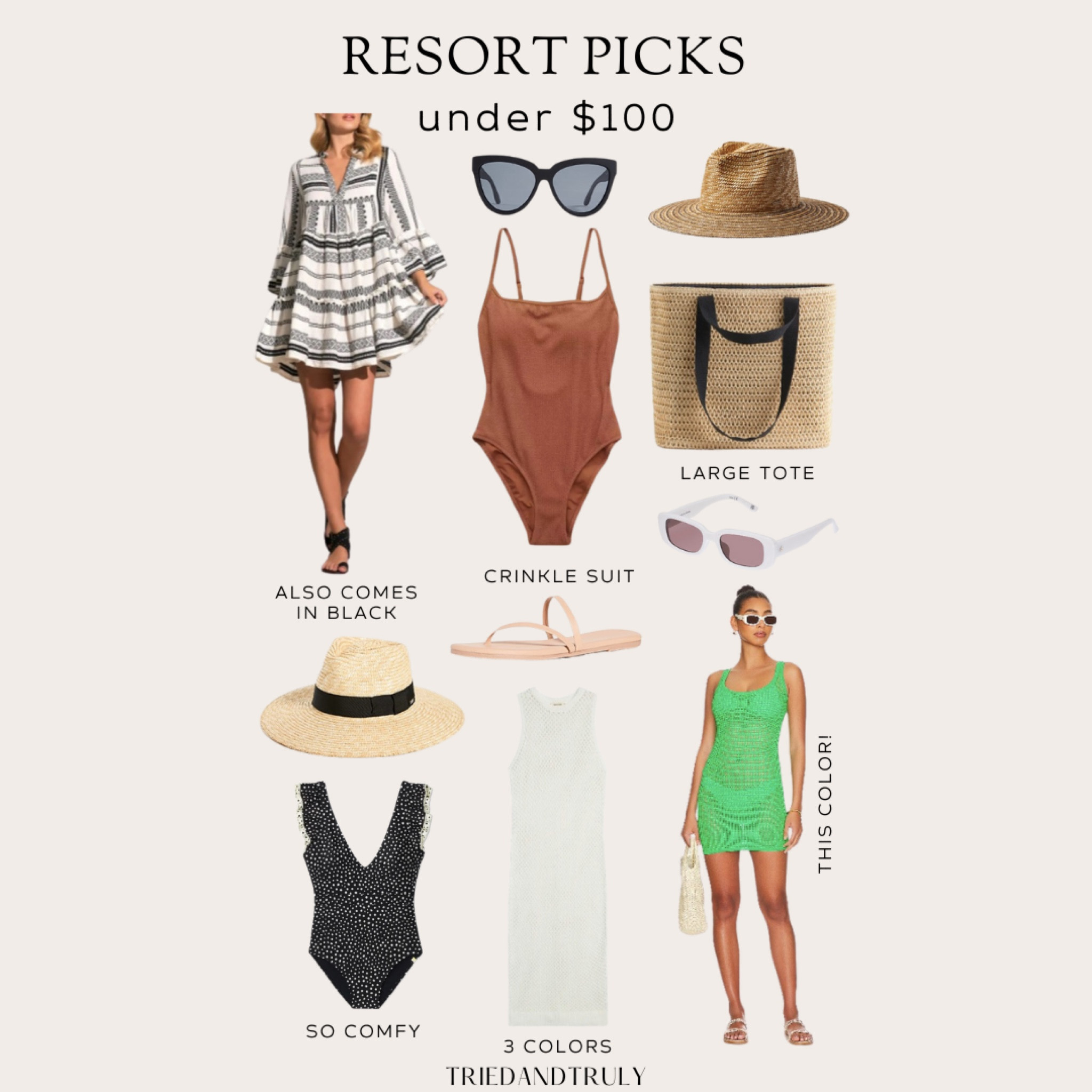 Resort wear and vacation picks under $100



#LTKswim #LTKunder100 #LTKtravel