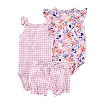 Carter's Baby Girls 3-pc. Bodysuit Set | JCPenney