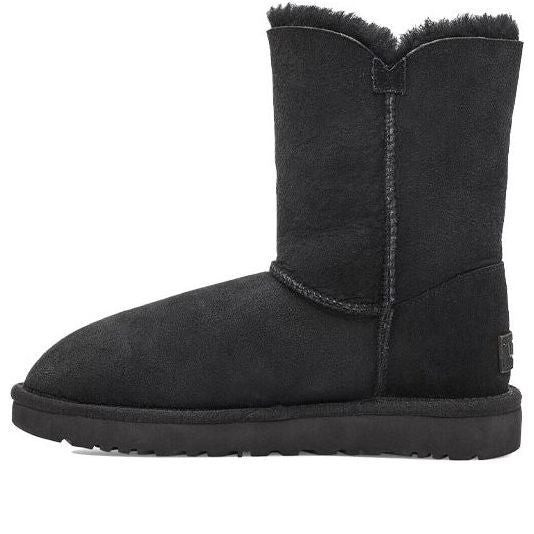 (WMNS) UGG Bailey Button II Boot Fleece Lined Black 1016226-BLK | KICKS CREW