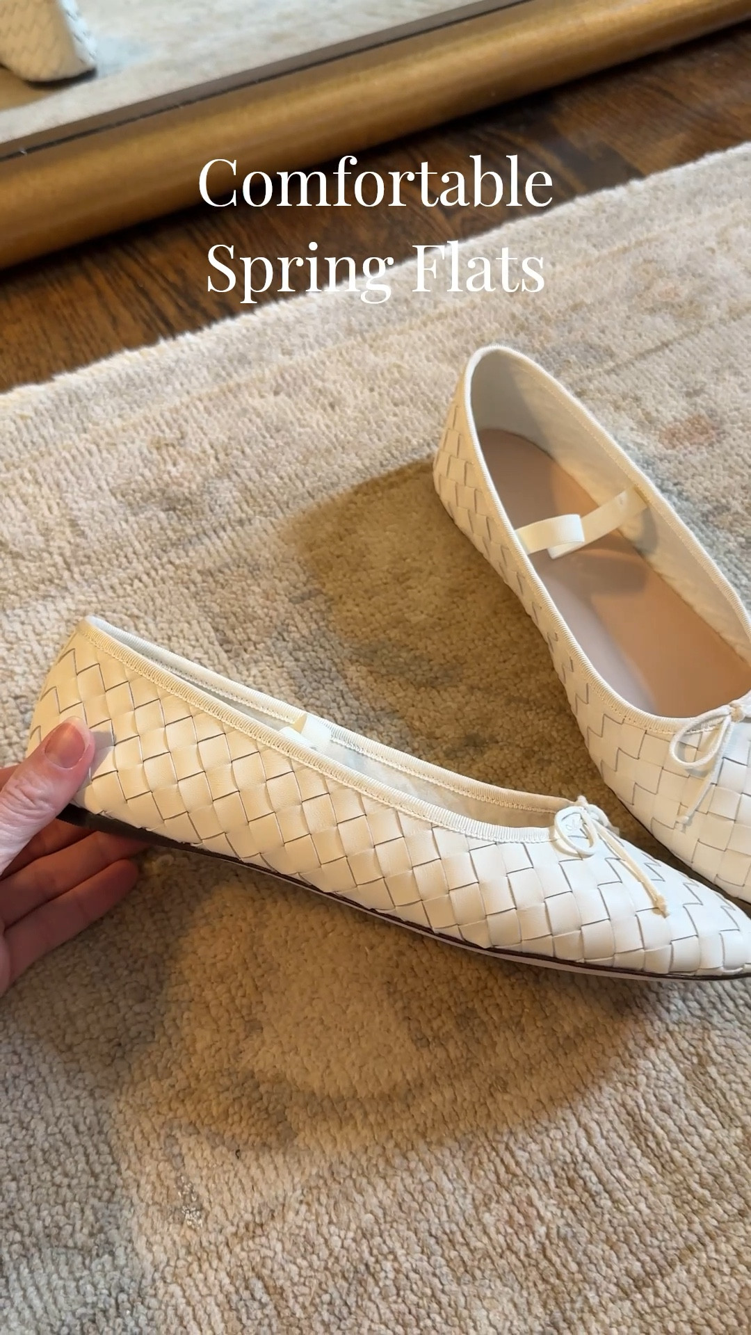 Sound on for a review! Run a touch wide but I took my true size. Similar styles linked!

spring shoes, spring flats, spring fashion, spring flats, woven flats 

#LTKSeasonal