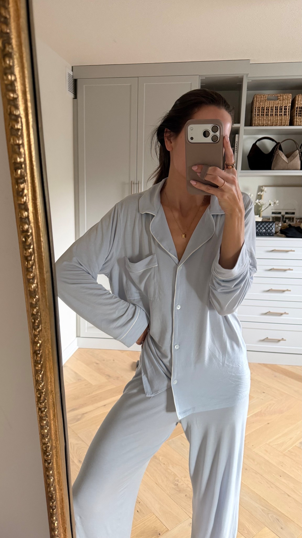 Eberjey pjs = ☁️😌🫶🏼 
I sized up to a M 


#LTKmorningroutine #LTKmomlife #LTKselfcare