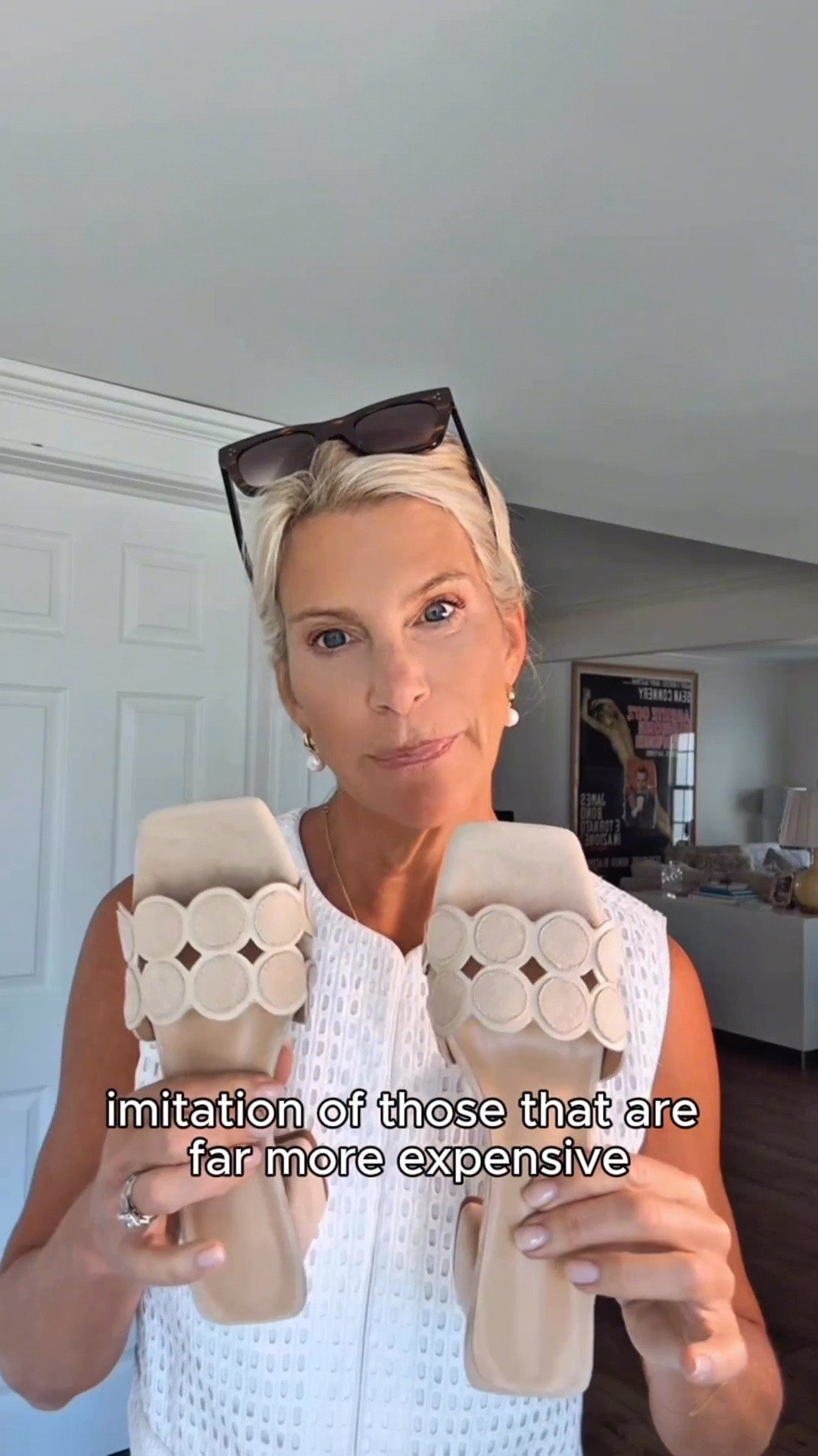 I can't believe how much these sandals look like the designer version! They're comfortable, easy to walk in, and have become one of my most-worn shoes this summer. They go with just about everything.

❤️ Heart = Support my posts
📌 Save = Get sale & restock alerts
🛍️ Follow me on LTK for more effortless everyday style.

#LTKootd #LTKSeasonal #LTKOver40
