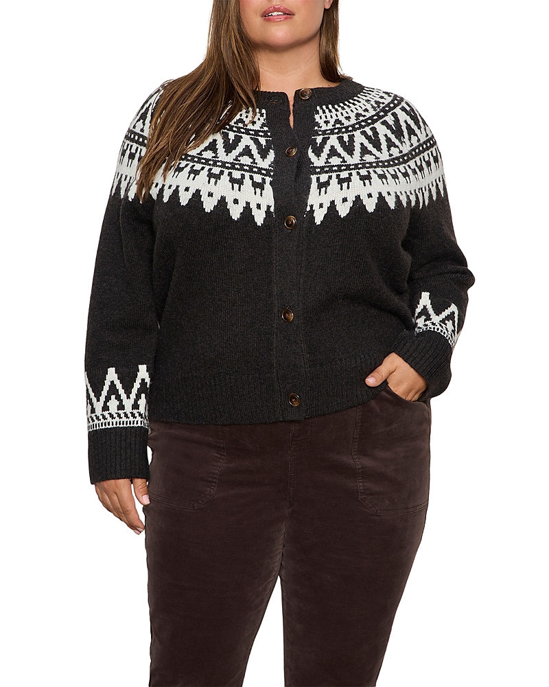 Sanctuary Fair Isle Crewneck Cardigan | Bloomingdale's (US)