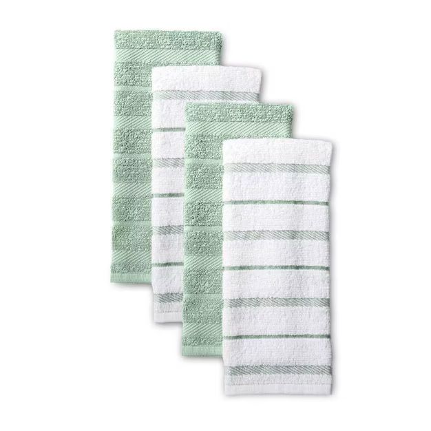 KitchenAid 4pk Cotton Albany Kitchen Towels | Target