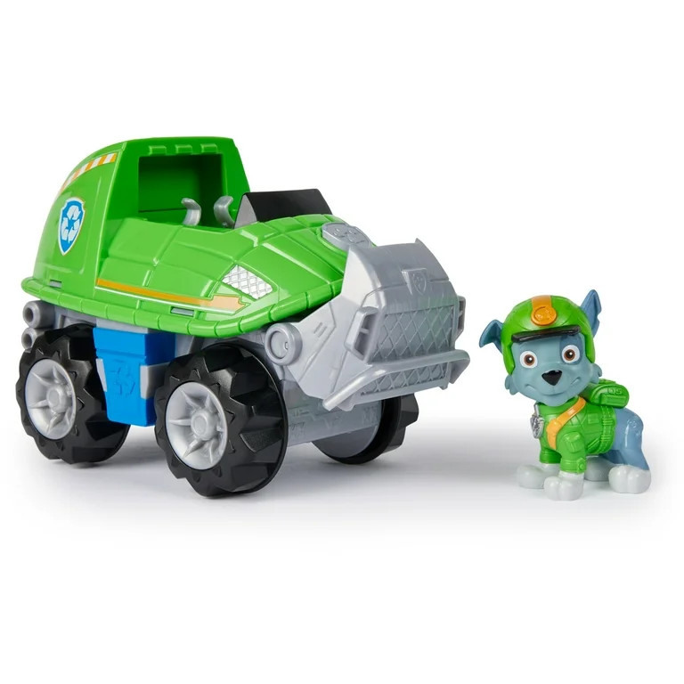 PAW Patrol Jungle Pups, Rocky Turtle Vehicle with Figure, Toys for Kids Ages 3 and Up - Walmart.c... | Walmart (US)
