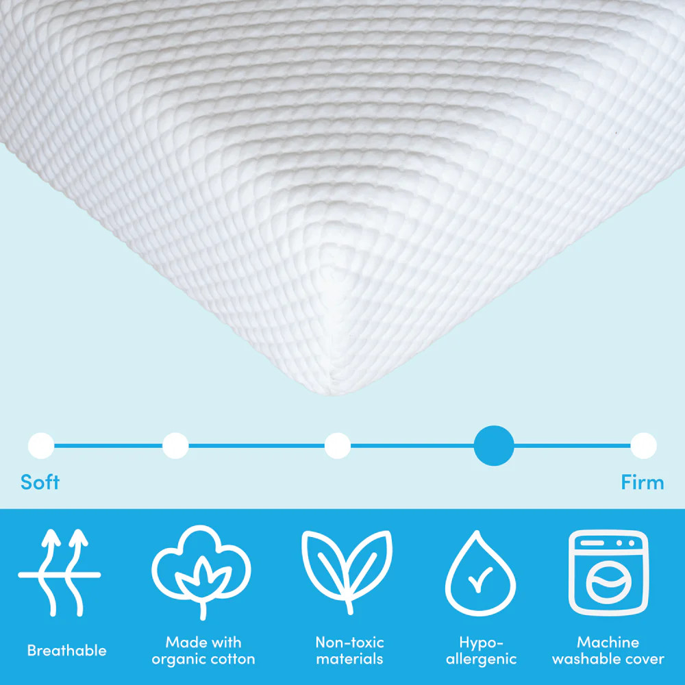 8 Inch Full Memory Foam Mattress with Breathable, Washable Cotton Cover | max & lily