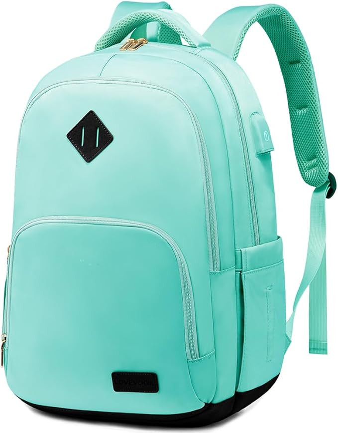 LOVEVOOK Laptop Backpack for Women, Large Capacity College Backpacks Water Resistant Travel Work ... | Amazon (US)