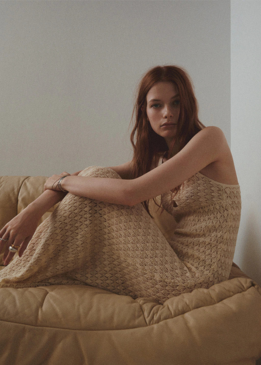Crochet long dress -  Women | Mango USA | MANGO (US)