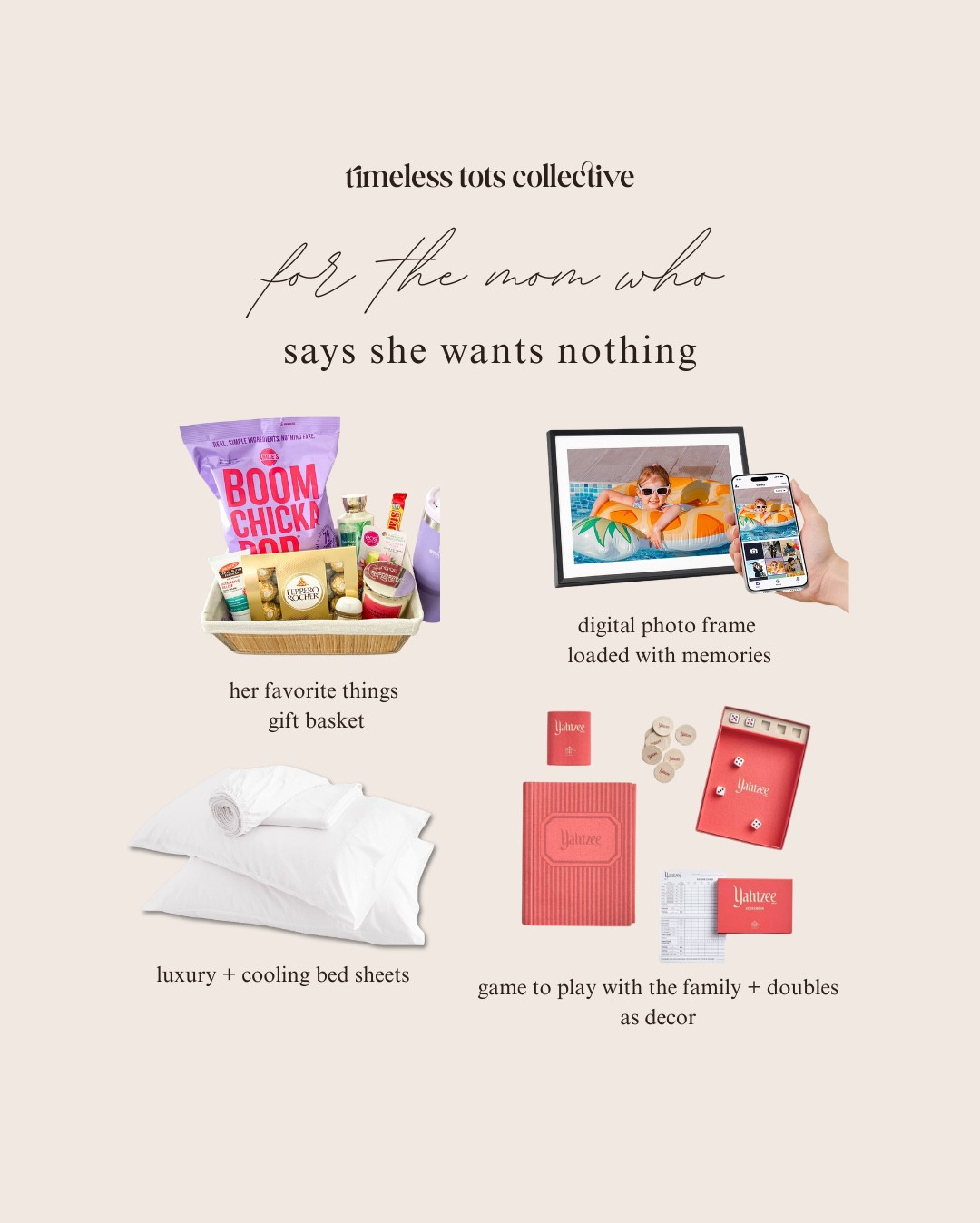 Mother’s Day gift ideas for the mom who says she wants nothing! #mothersday 

#LTKGiftGuide