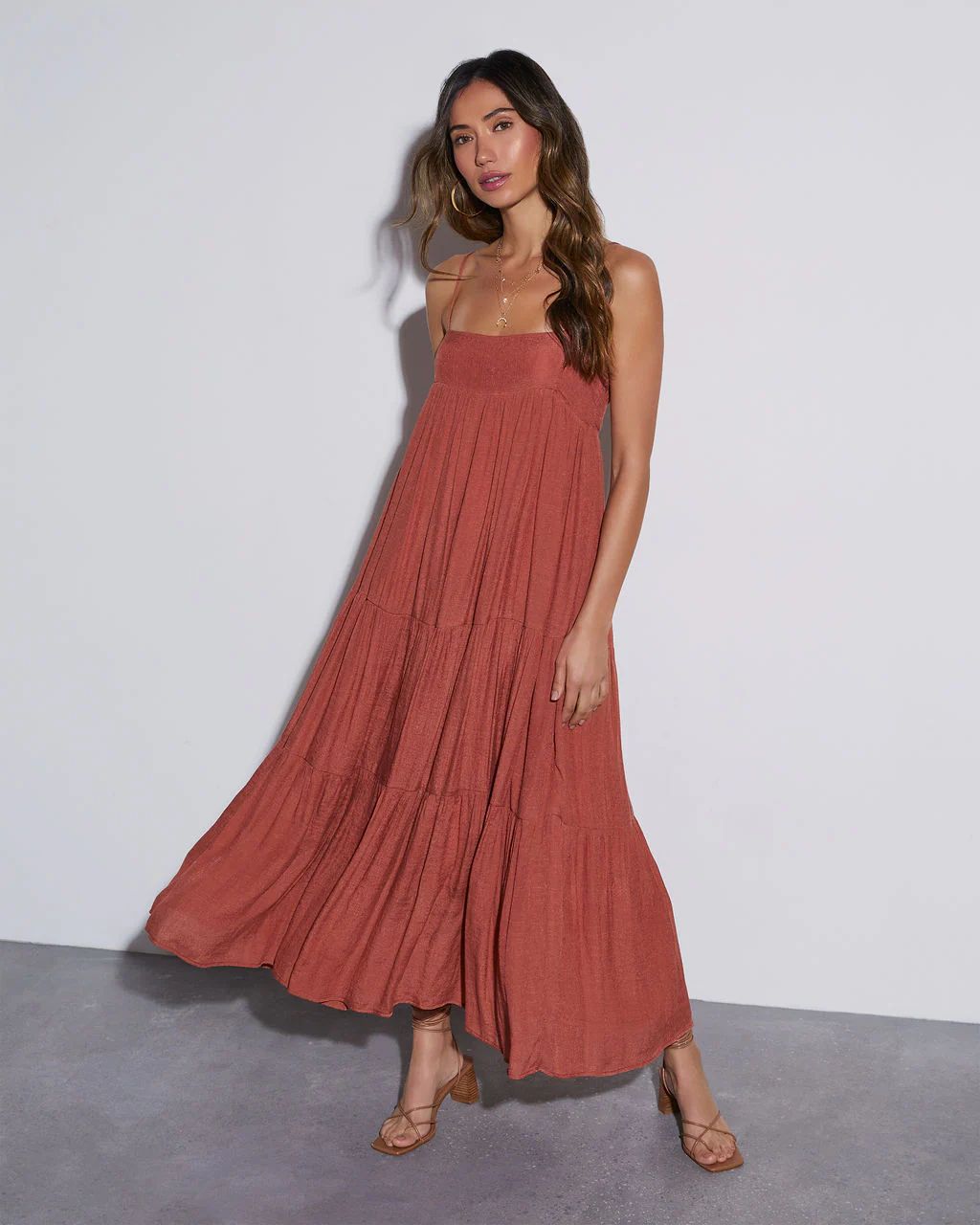 Hadley Tiered Maxi Dress | VICI Collection