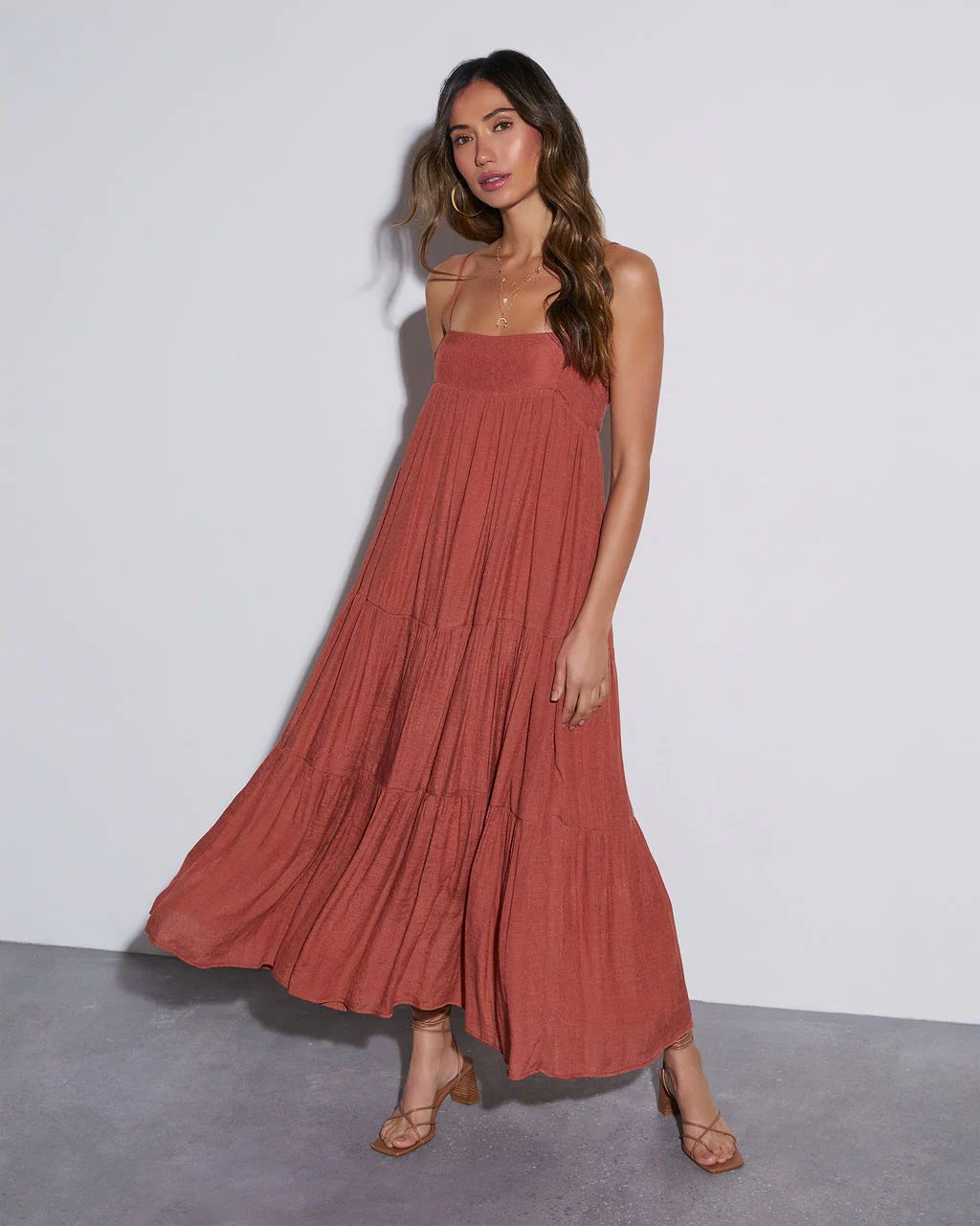 Hadley Tiered Maxi Dress | VICI Collection