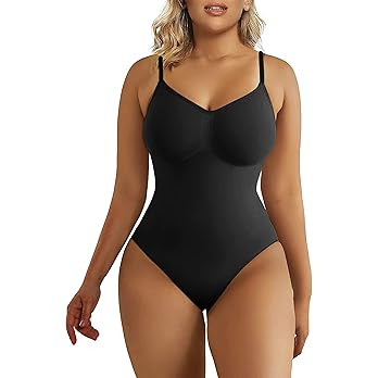 SHAPERX Bodysuit for Women Tummy Control Shapewear Seamless Sculpting Thong Body Shaper | Amazon (US)
