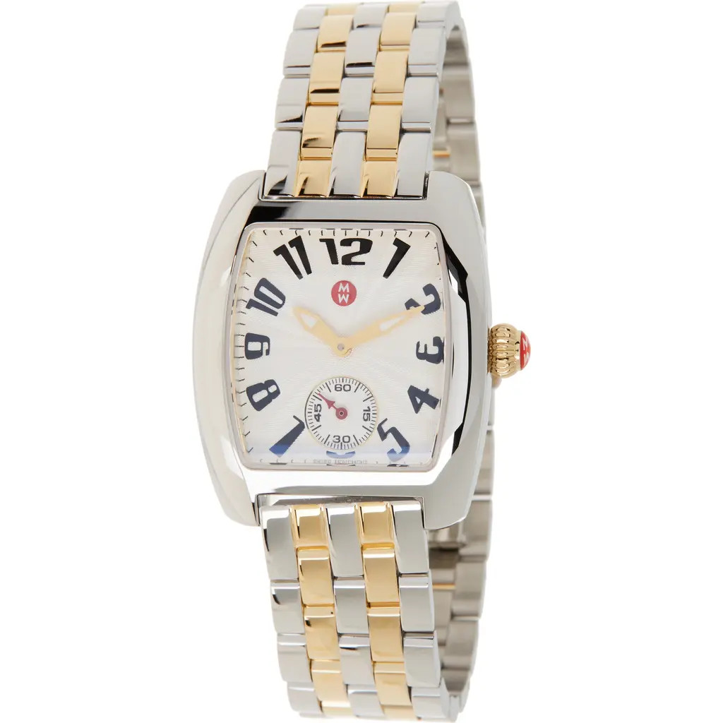 MICHELE Women's Urban Bracelet Watch, 29mm x 35mm in 2T Silver/gold at Nordstrom Rack | Nordstrom Rack