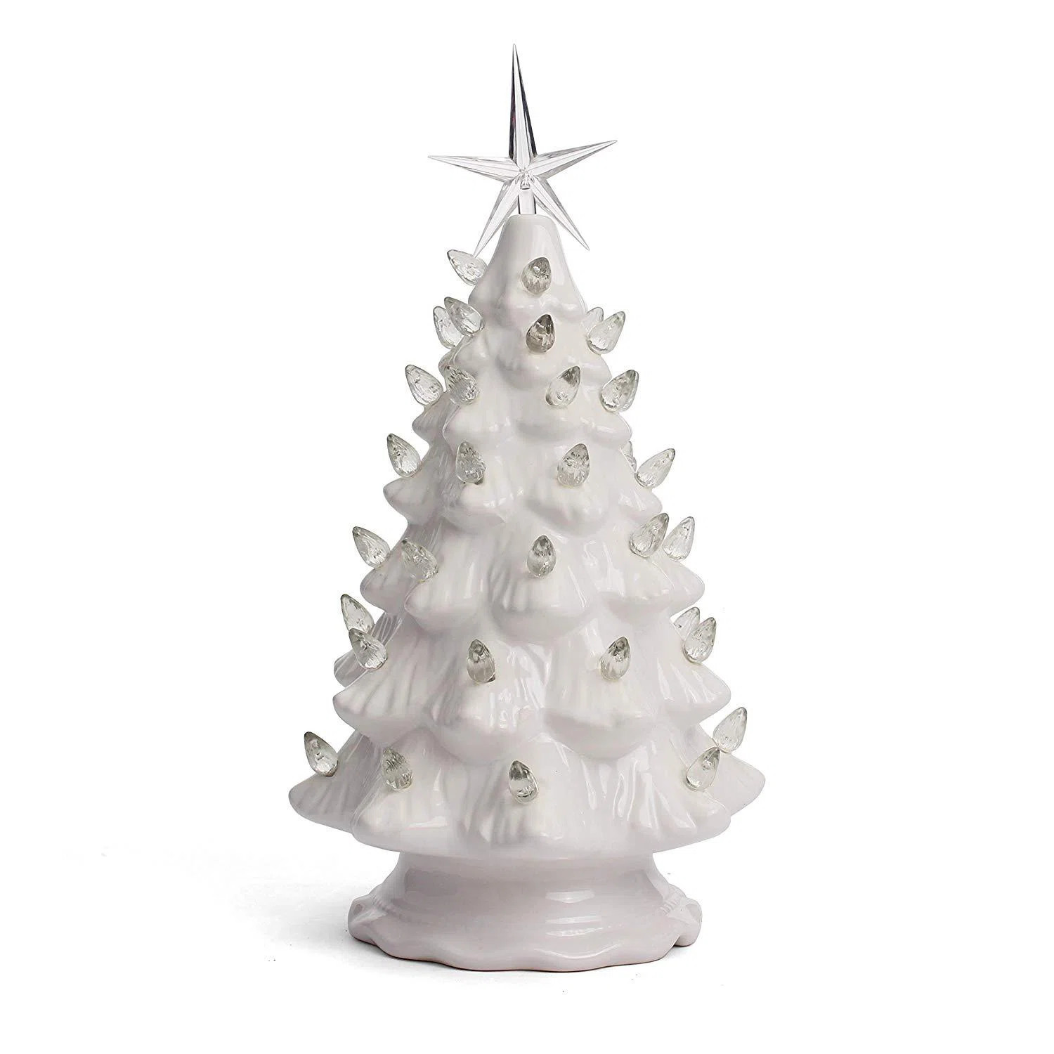 Ceramic Christmas Tree That Lights Up-Inspired Vintage Christmas Tree-Indoor Christmas Decoration... | Wayfair North America