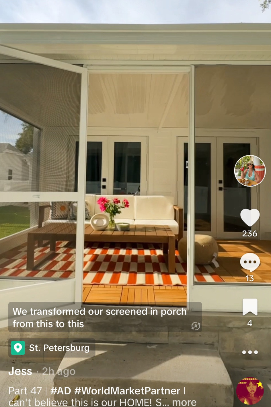 our back porch transformation 🧡 everything is linked! // outdoor furniture, patio furniture, porch decor, home decor

#LTKHome