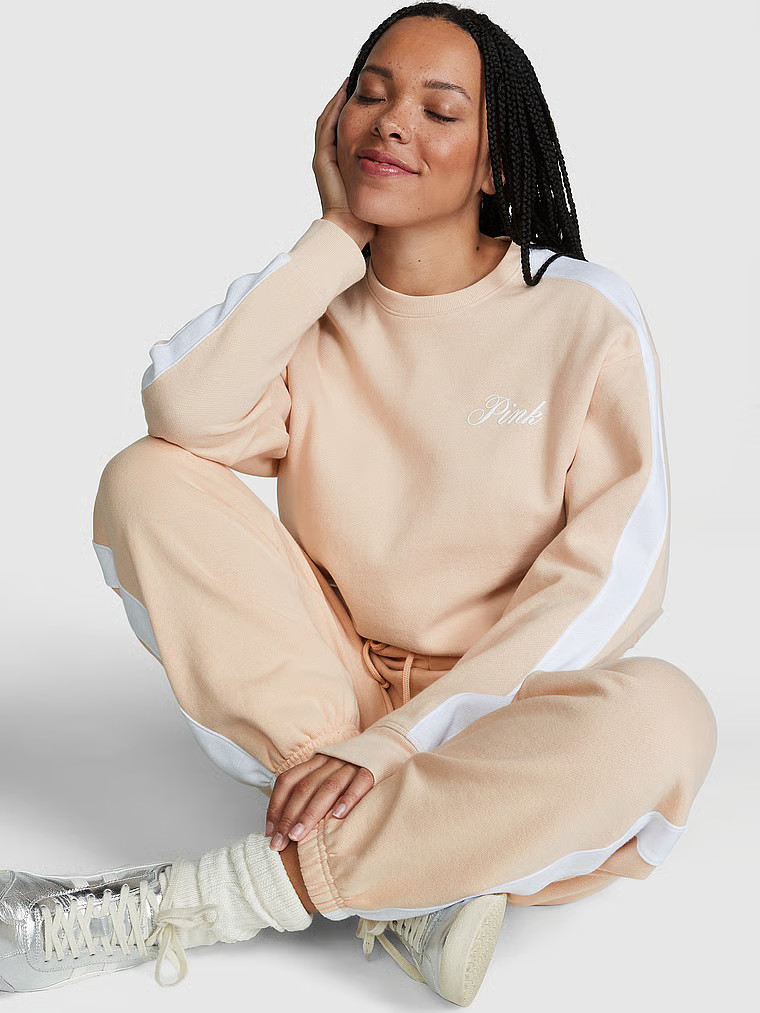 Buy Ivy Fleece Crew Sweatshirt - Order Hoodies & Sweatshirts online 5000009721 - PINK US | Victoria's Secret (US / CA )