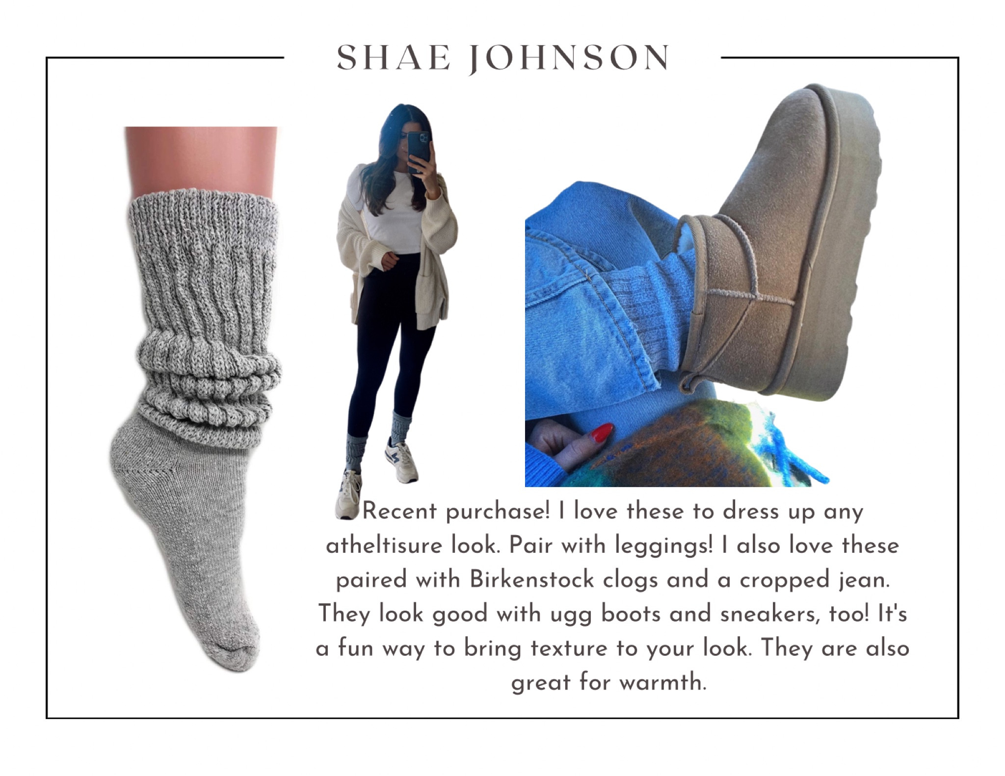 Chunky socks! Perfect for athleisure or for warmth!

#LTKshoecrush #LTKstyletip #LTKsalealert