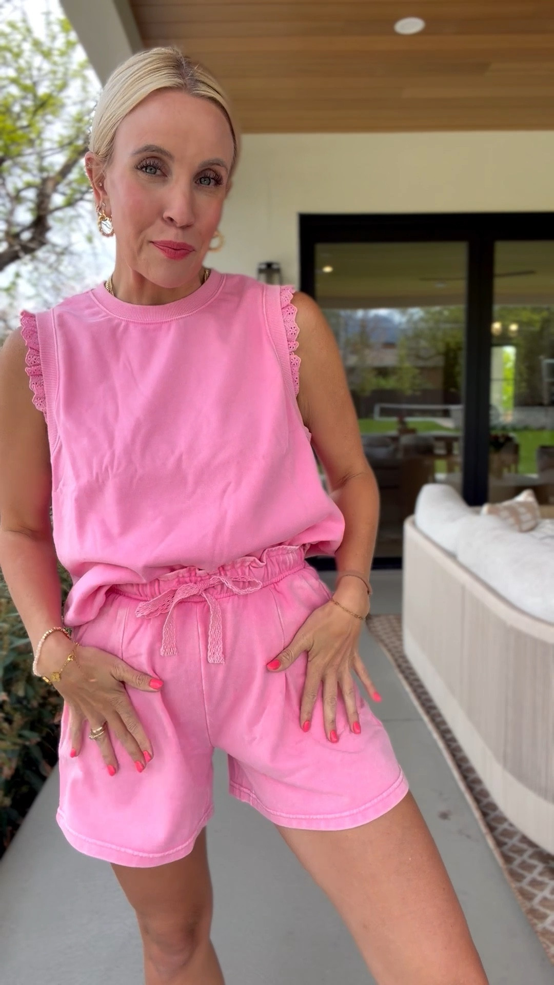 Matching shorts too! Small bottoms medium top! 

#LTKmomlife #LTKootd #LTKgrwm