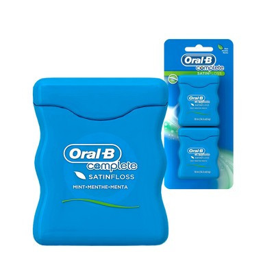 Oral-B Complete Satin Floss Dental Floss - Mint - 2pk | Target