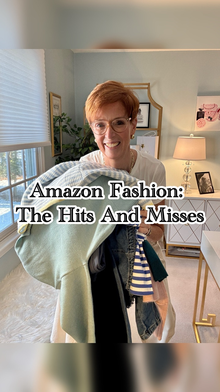 Amazon fashion can absolutely be hit or miss — which is exactly why I wanted to do this try-on.

Want the links? Like, Follow & Comment SHOP and I’ll send links right to your DM.

I ordered a wide mix of pieces so I could see what actually works in real life: joggers, knits, cardigans, ponte pants, loafers, denim, sweater sets, and a few layers that felt especially promising for everyday outfits.

Some pieces felt like easy wins right away. Others were more of a pass. And that’s the point of posts like this — helping you sort through the noise so you can shop smarter.

In this try-on I’m sharing:
* fleece-lined joggers with inclusive sizing, including tall
* cardigans in several colors
* lightweight sweaters
* ponte pants
* loafers
* a denim jacket
* a gathered-waist knit top
* and two striped sweater-and-skirt sets

Love timeless outfits, try-ons, and shopping made easier? You’re in the right place—hit follow and stay awhile.

#ClassicStyleWomen�#AmazonFashion�#StyleOver40�#wearwhatyouown

#LTKTall #LTKOver40 #LTKootd