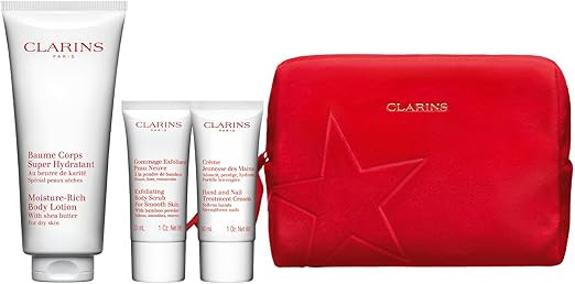 Clarins Christmas Gift Set | Body Care Essentials | Worth £51 | Includes Full Size Moisture-Rich... | Amazon (UK)