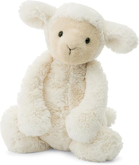 Jellycat Bashful Lamb Stuffed Animal, Medium, 12 inches | Amazon (US)