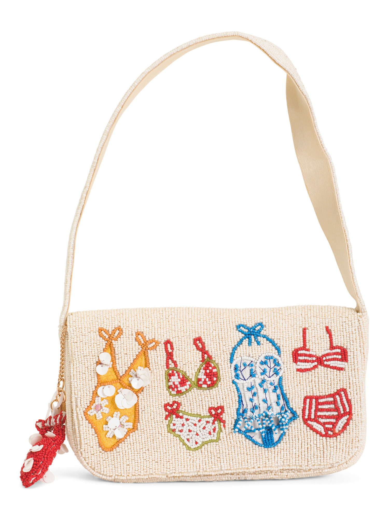 Bikini Beaded Shoulder Bag | TJ Maxx