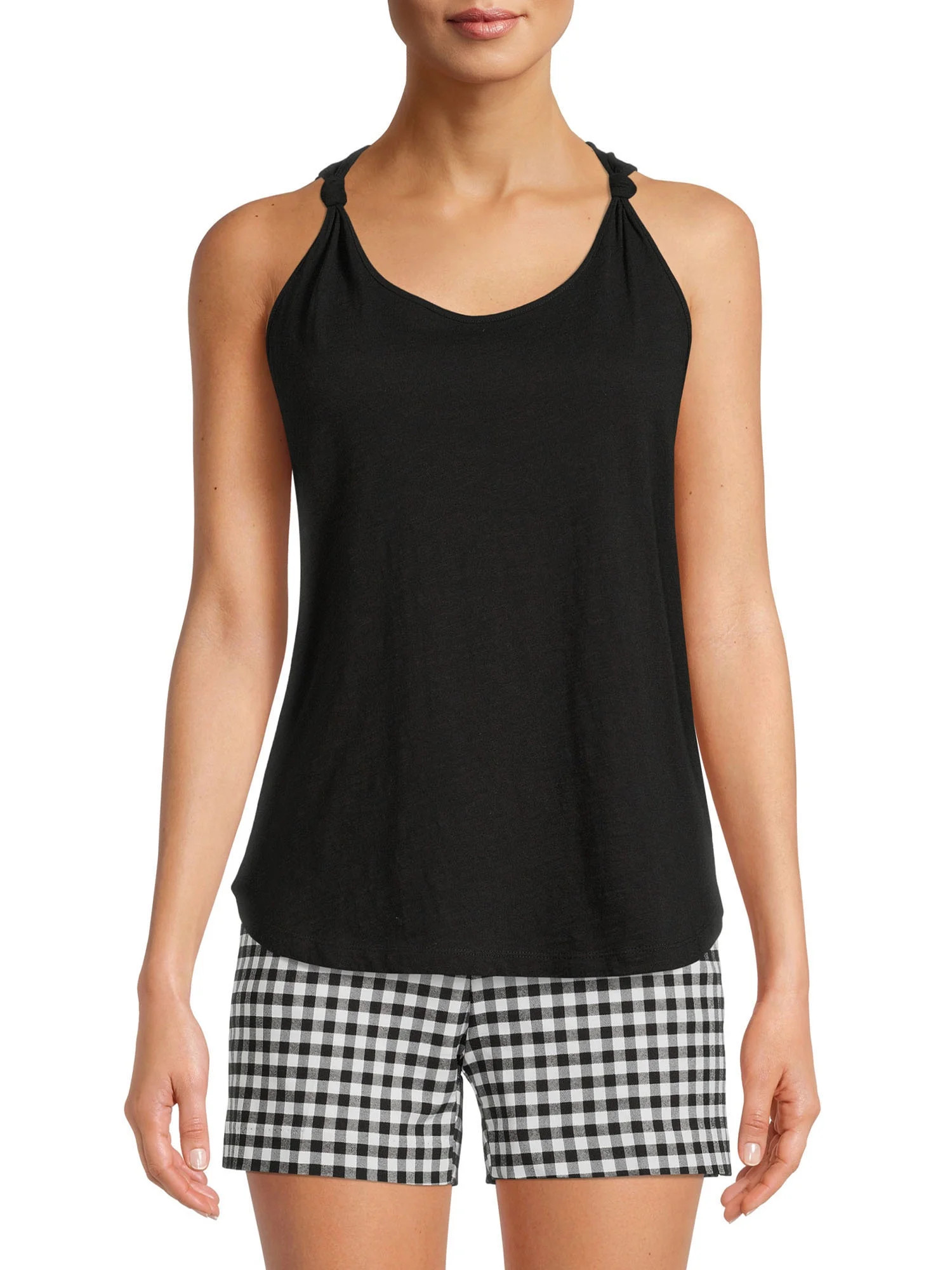Time and Tru Women's Knot Tank Top | Walmart (US)