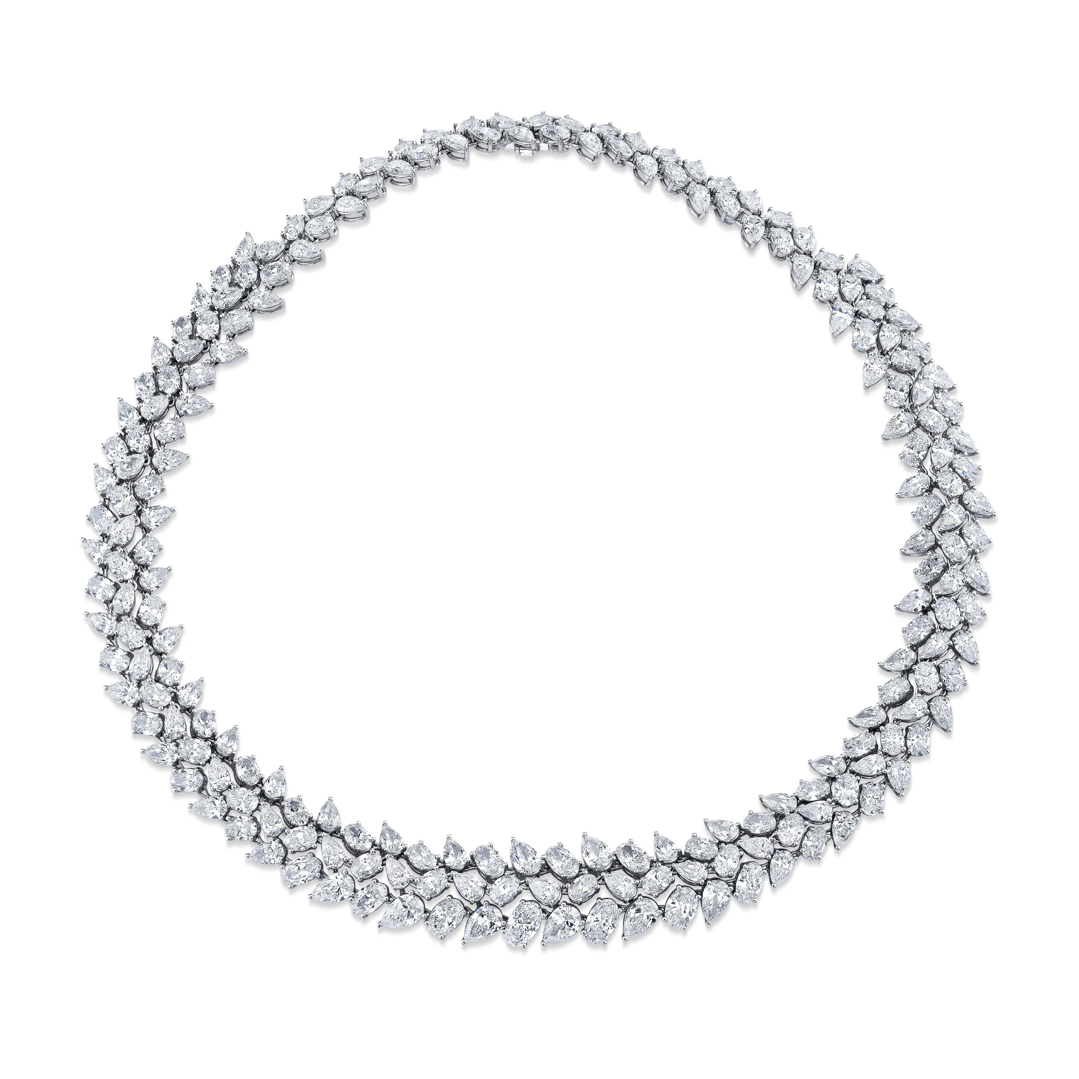 Fancy Shape Collar Necklace | Norman Silverman