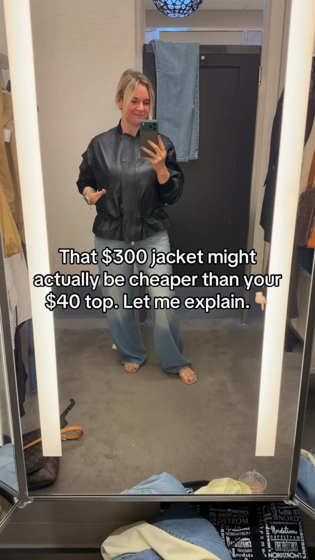 Yep. I said cheaper. 👀 

Because the number on the price tag doesn’t tell you what something will actually cost you. 

Let’s say you buy a $300 jacket and wear it 100 times. 

$3 per wear. 

Now take that $40 top you bought because it was “such a good deal”—but you only wore it once before deciding you didn’t really love the fit. 

$40 per wear. 

Suddenly that $300 jacket doesn’t sound quite so expensive, does it? 

This is cost per wear, and it’s one of my favorite ways to think about whether something is actually worth buying. 

Before I invest in a piece, I want to know: 
→ Will I wear it regularly? 
→ Can I style it multiple ways? 
→ Does it work with pieces I already own? 
→ Is the quality good enough to hold up? 
→ Will I still want to wear it a year from now? 

Because as a personal stylist, I don’t think the goal is to spend MORE on clothes. 

The goal is to spend BETTER. 

We did a full deep dive on cost per wear—including how to calculate it and how we use it to make smarter shopping decisions—on the Effortless Style blog. 

Comment COST below and I’ll send you the link to read it.
And save this for the next time you’re debating whether something is really worth the price tag. 🤍

#personalstylist #costperwear #wardrobetips #styleover40 #effortlessstyle
