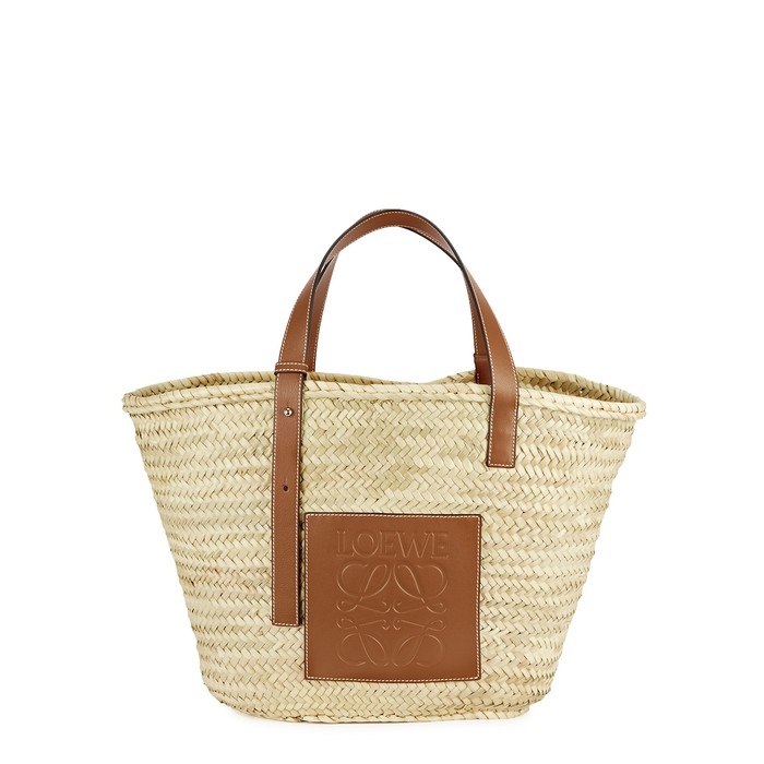 LOEWE Large Cream Raffia Basket Bag | Harvey Nichols (Global)