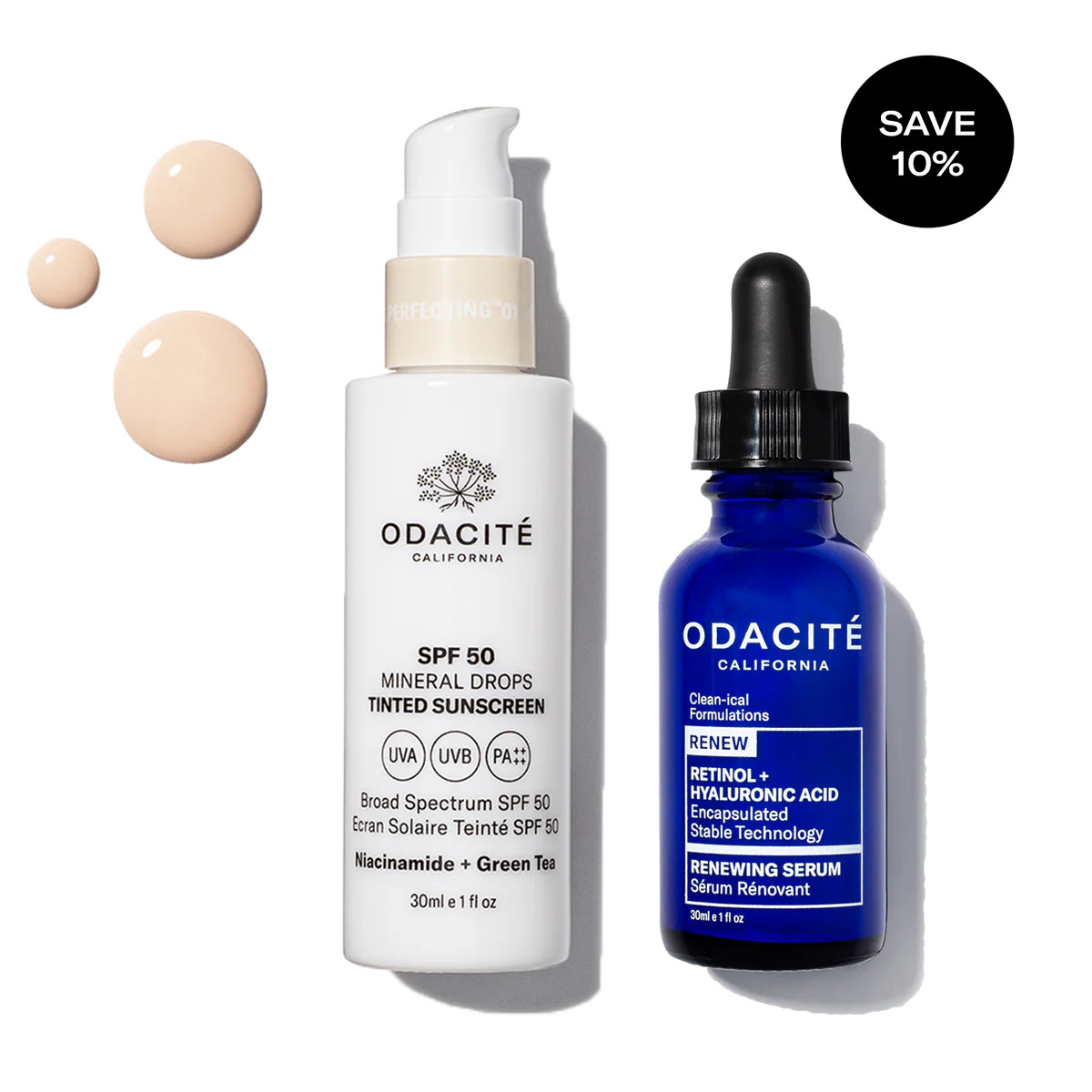 Anti-aging Dream Duo • SPF 50 + Retinol | Odacité