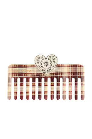 Solar Eclipse Hand-Painted Paisley Heart Detangling Wide Tooth Hair Comb from Revolve.com | Revolve Clothing (Global)