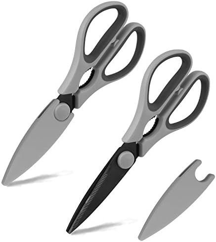 Country Kitchen Set of 2 Kitchen Scissors- Stainless Steel Kitchen Shears, Cooking Scissors for Cutt | Amazon (US)