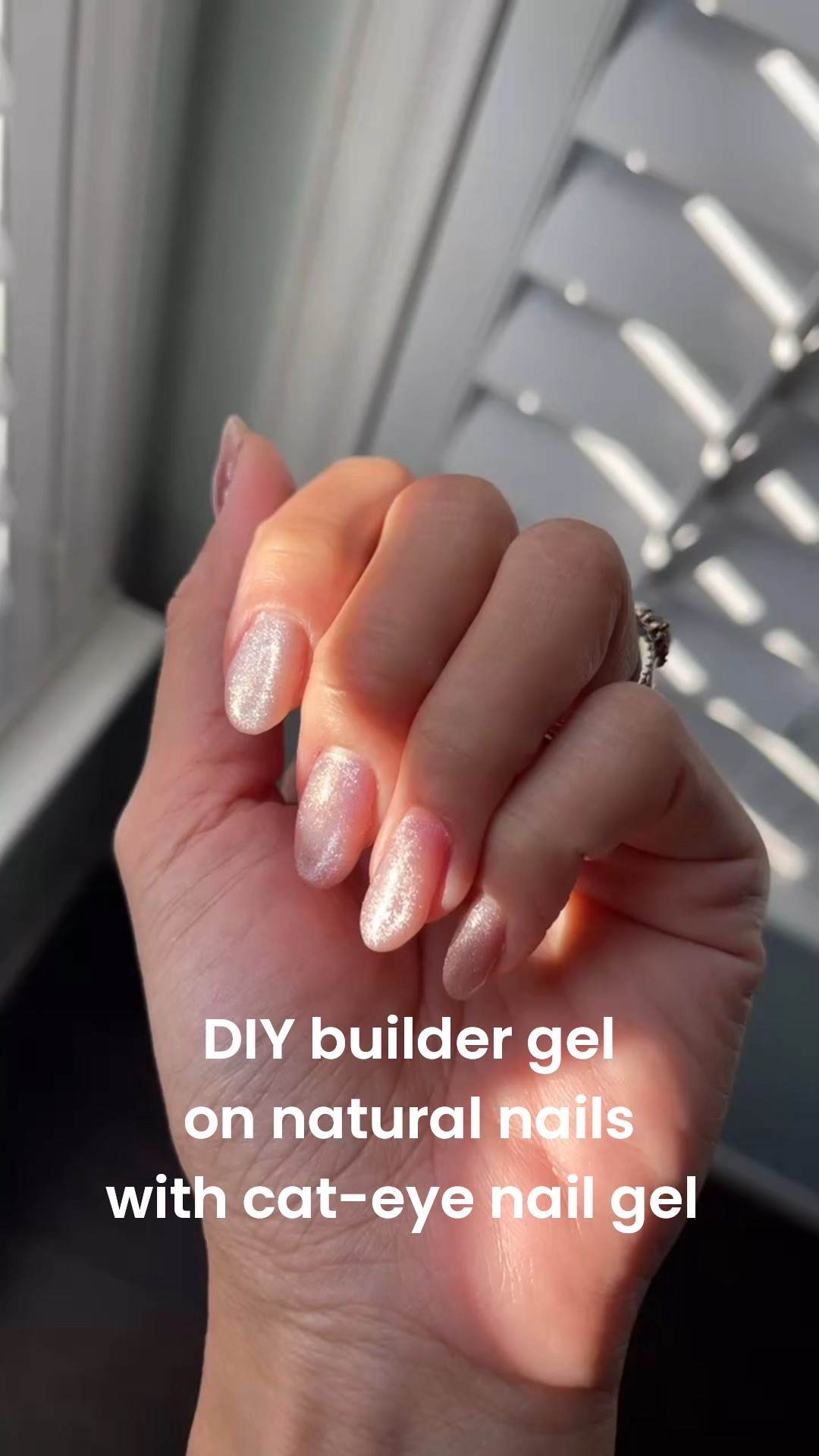 Latest DIY manicure — cat eye gel nail color over builder gel. I’m loving builder gel on my natural nails, no tips! 

#LTKBeauty #LTKStyleTip
