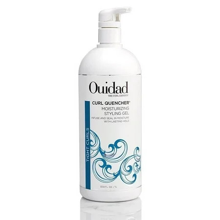 Ouidad Curl Quencher Moisturizing Styling Gel, Weightless Moisture, Prevents Frizz, 33.8 oz | Walmart (US)
