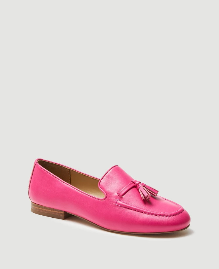 Leather Tassel Loafers | Ann Taylor (US)